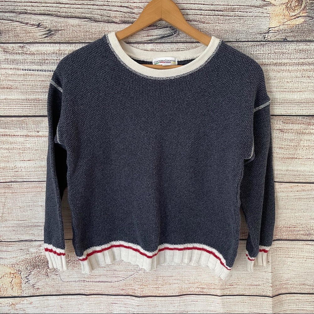 Cotton Country Sweater Sz M made in Canada